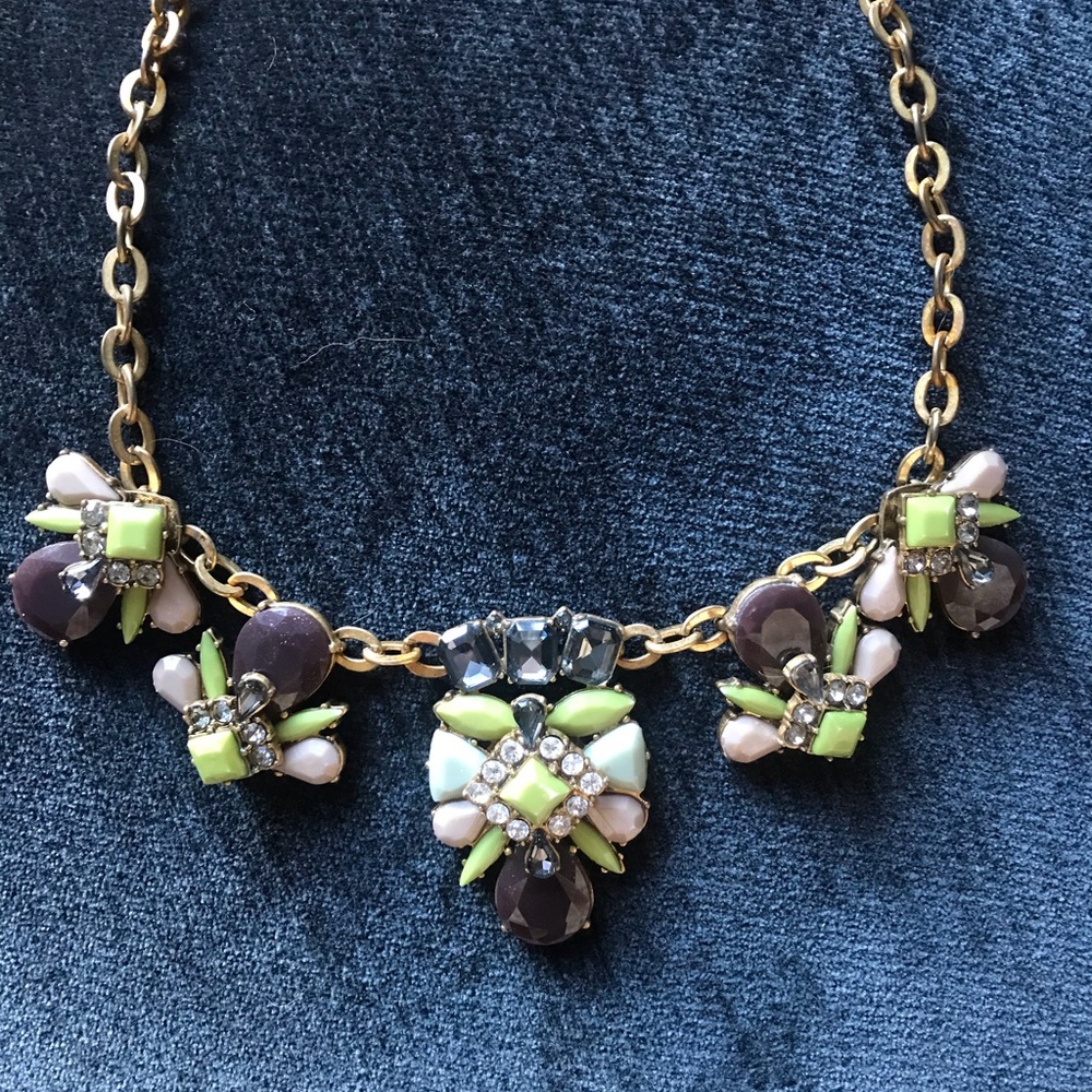 J Crew | jeweled statement necklace